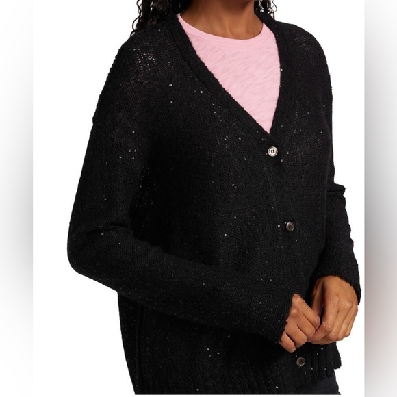 ATM ANTHONY THOMAS MELILLO Sequin Cardigan - Picture 1 of 8